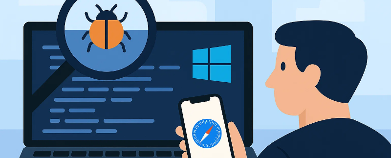 How to Debug iPhone Safari on Windows